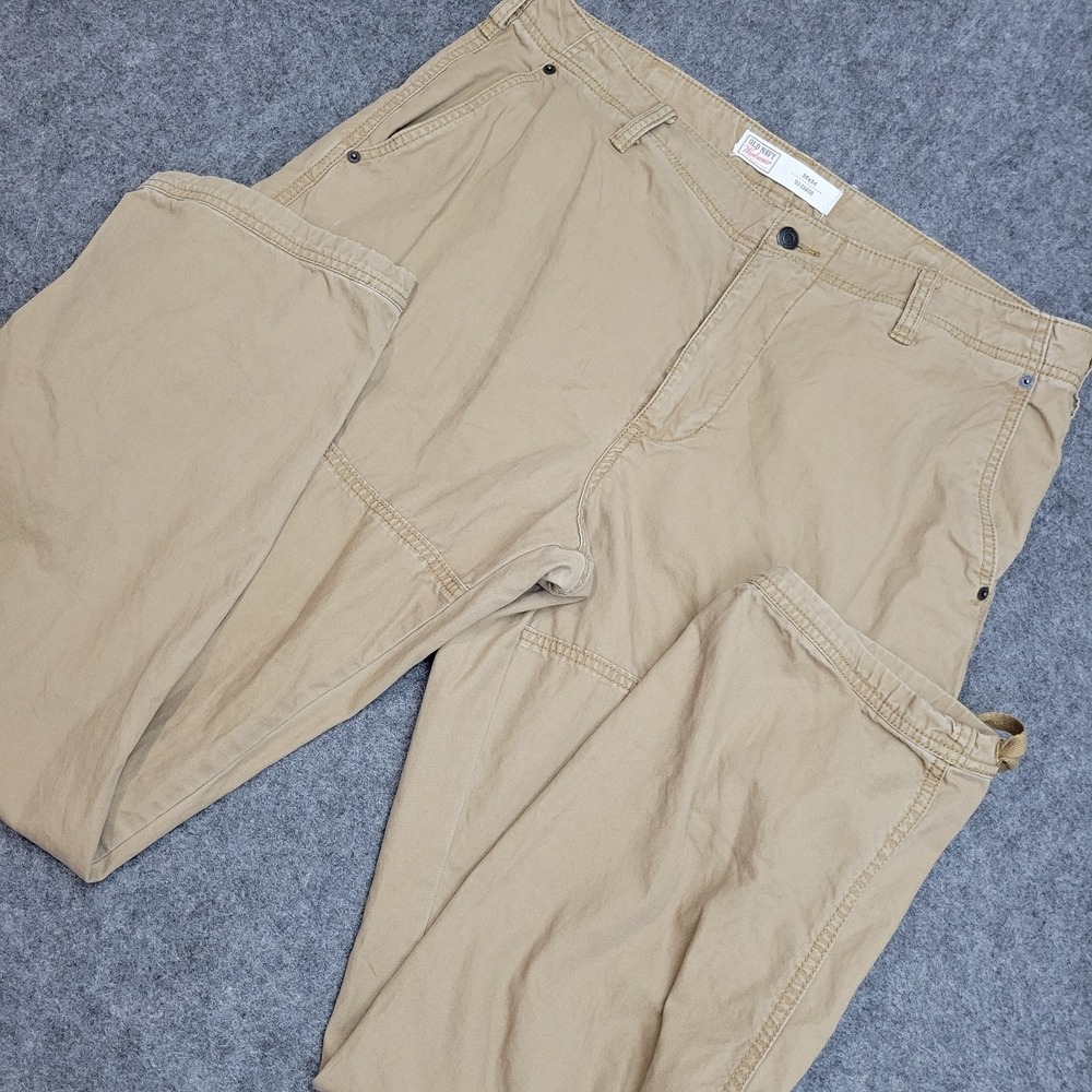 Old Navy Cargo Pants Mens 36x34 Brown  Y2K Workwear Outdoor Mid Rise Dad Utility